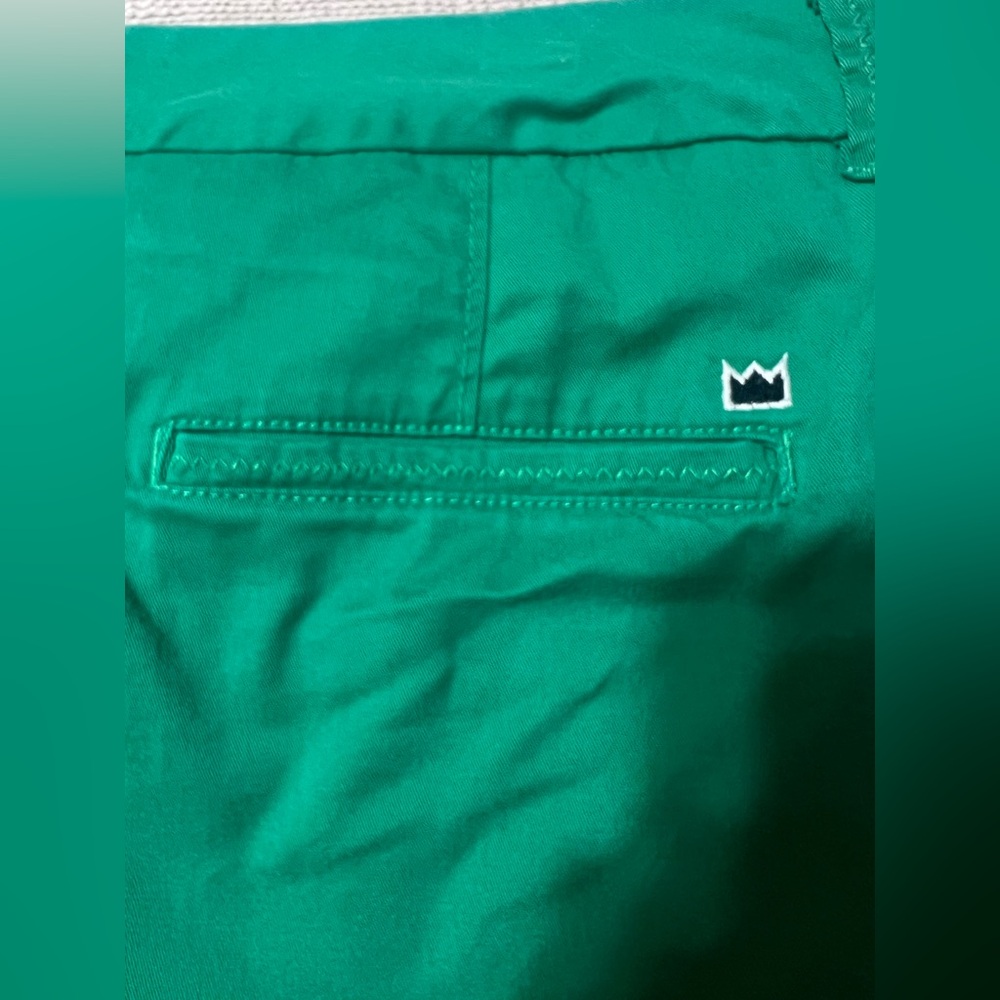 Crown & Ivy CAROLINE Green Shorts Sz/14. Cotton. - Picture 8 of 13